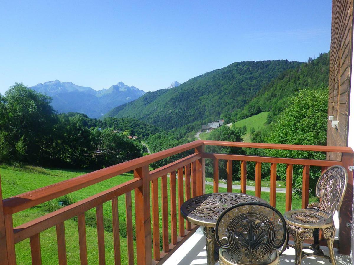 Ferienwohnung Lac D'Annecy-Col De La Forclaz Montmin Exterior foto
