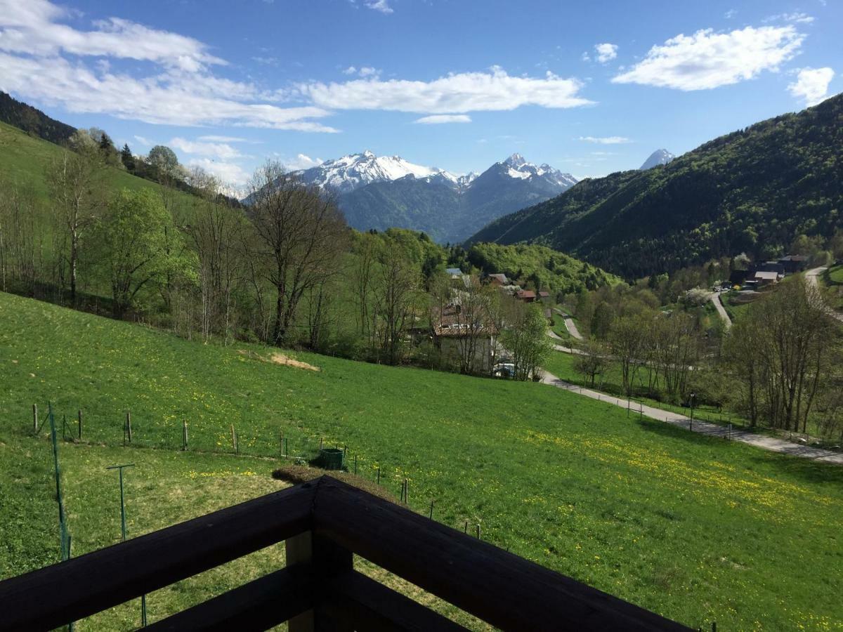 Ferienwohnung Lac D'Annecy-Col De La Forclaz Montmin Exterior foto
